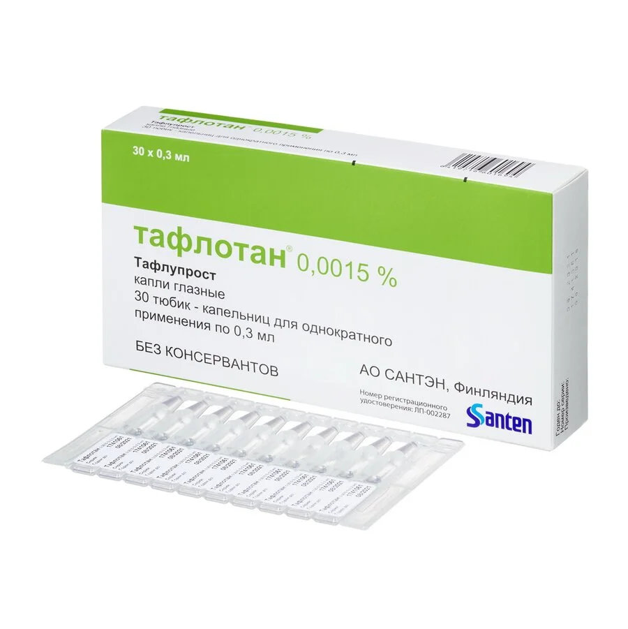 Тафлотан капли 0.0015 % 30 шт