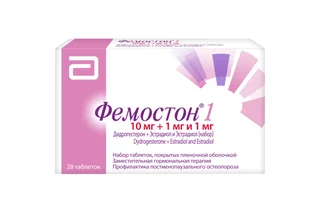 Фемостон 1 мг/1 мг+10 мг 28 шт таблетки покрытые пленочной оболочкой двух видов