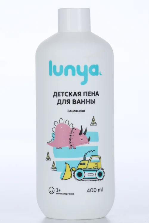 Пена для ванн Луня земляника дет 400 мл