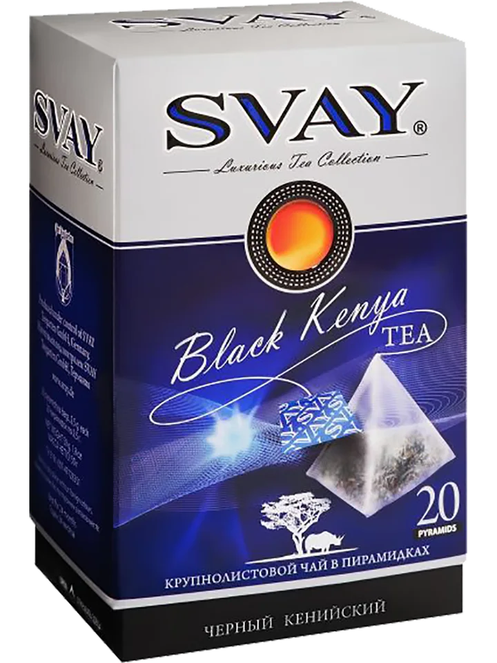 Чай Черный кенийский (Black Kenya), 20*2,5 г, Svay