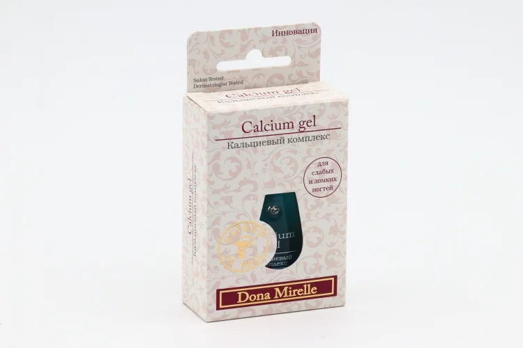 Лак для ногтей Dona Mirelle Calcium gel Кальциевый комплекс, 17 мл