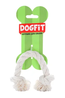 Грейфер Dogfit для собак из х/б каната прямой 2 узла 21 см