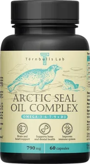 Комплекс с жиром тюленя арктического, TernbullsLab (Омега-3 6 7 9), 60 капсул х1