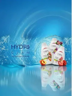 Крем-гель для душа "Peach" с ароматом Персика Hydroderm, 500 мл