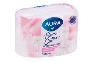 Ватные палочки Аура 300 шт