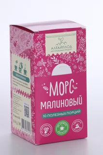 Морс АлтайПлод Малиновый витаминизир сухой 20 гр 10 шт саше