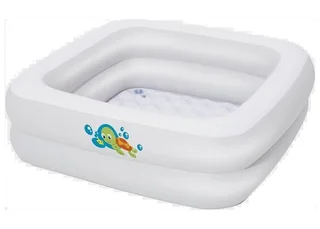 Бассейн надувной Черепашка 86×86×25 см цвет Микс 51116 Bestway