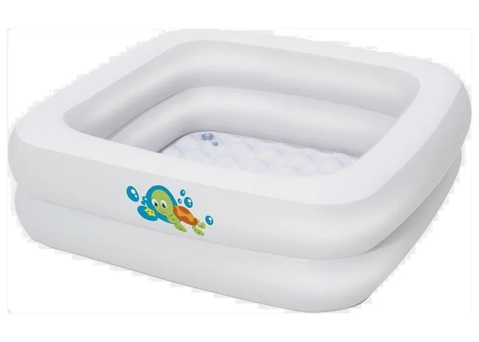 Бассейн надувной Черепашка 86×86×25 см цвет Микс 51116 Bestway