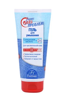 Гель Floresan для умывания Лицо без проблем 150 мл