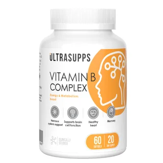 Витамины группы В 60 капсул Ultrasupps