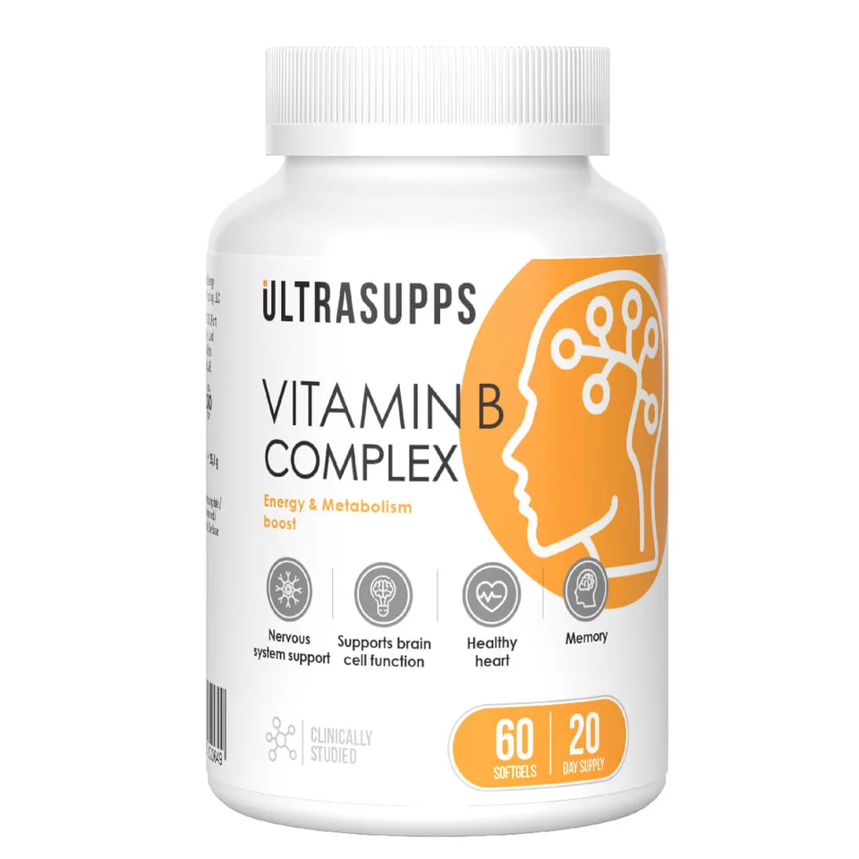 Витамины группы В 60 капсул Ultrasupps