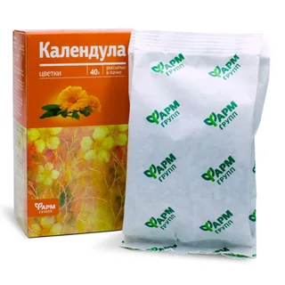 Календула 40 гр сырье растительное измельченное