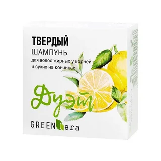 Шампунь твердый Green Era Дуэт для жирных волос 55 гр