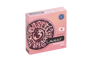 Презервативы Lavest Романтик микс, 3 шт