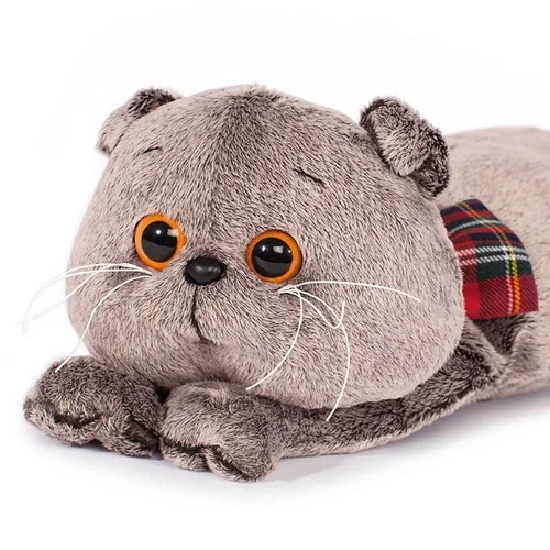 Игрушка-подушка Budi Basa Кот Басик с бантом
