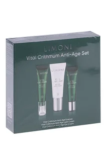 Набор Limoni Vital Crithmum Anti-Age Care крем для лица / крем для век / эссенция