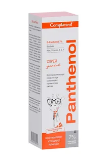 Спрей Compliment Panthenol восстанав детск при солнеч / термич ожогах 3+ 150 мл