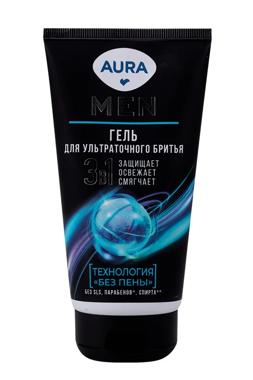 Гель Aura Men для ультраточного бритья 150 мл