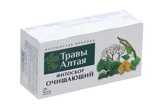 Очищающий фиточай серии Алтай 1,5 гр 20 шт