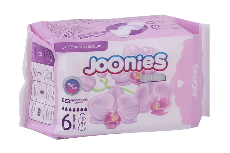 Прокладки Joonies Luxe однораз супервпитывающие жен 6 шт