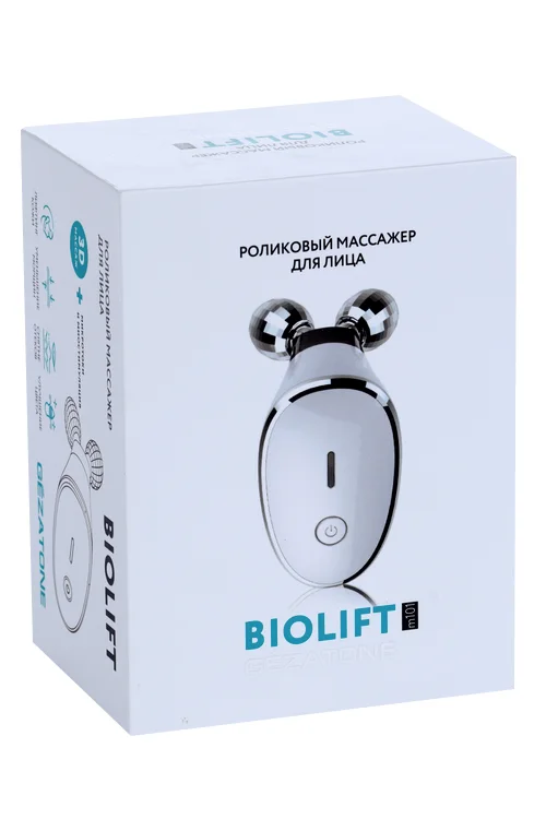 Роликовый массажер миостимулятор – микротоки для лица Biolift m101 Gezatone (1301312)