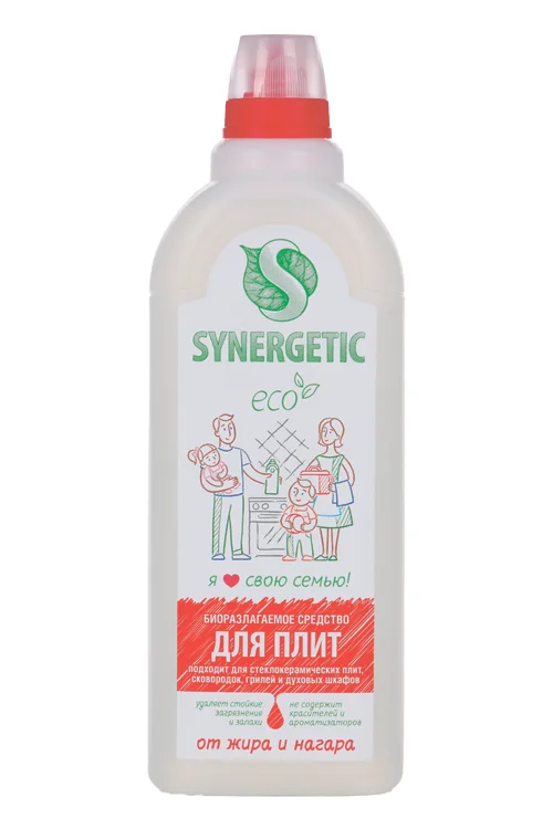 Средство чистящее Synergetic для плит 1 л