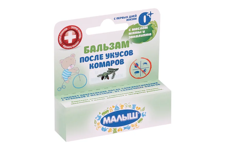 Бальзам Малыш после укусов насекомых с 0 мес, 4 г