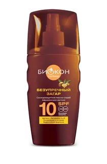 Масло-спрей солнцезащитное Биокон Африканская аргана SPF-10 160 мл