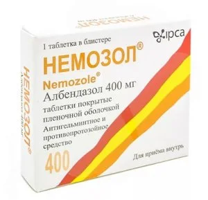 Немозол таб. п/о 400 мг 1 шт