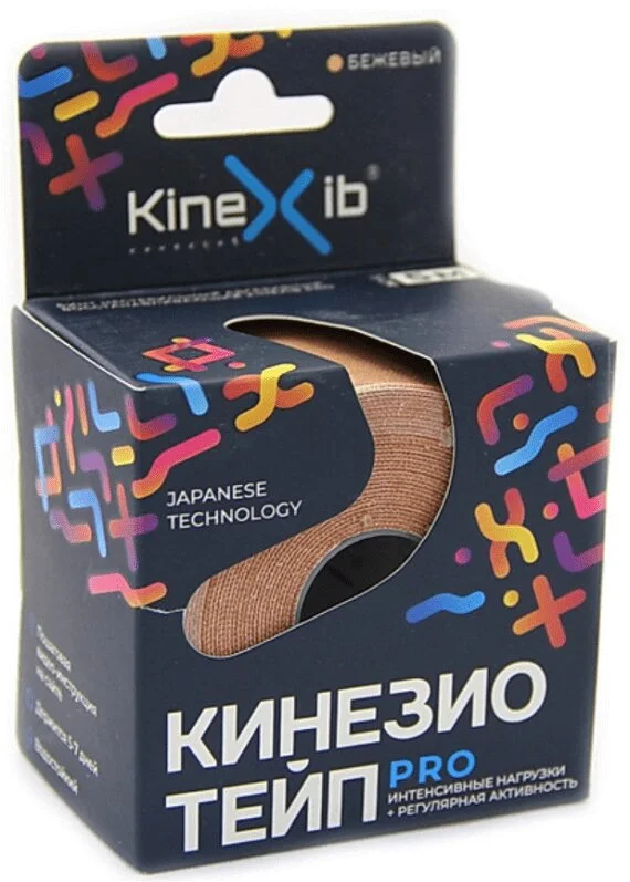 Кинексиб Про Кинезио Тейп Бежевый 5М Х 5 см