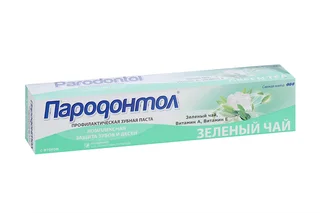 Зубная паста Пародонтол зеленый чай, 63 г