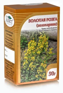 Золотая Розга трава, 50 г, сырье растительное измельченное (прод)