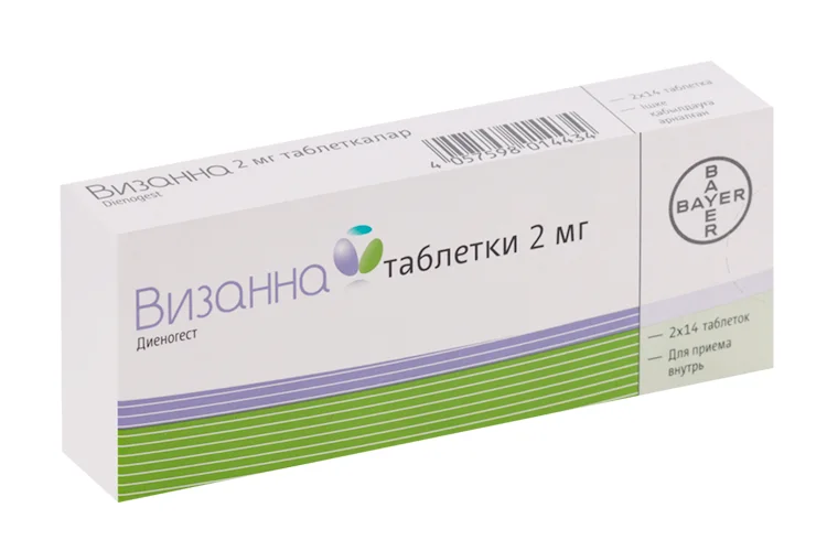 Визанна таблетки 2 мг 28 шт