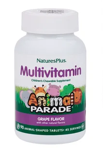 Витаминно-минеральный комплекс Animal Parade Source of Life со вкусом винограда 90 шт таблетки жевательные