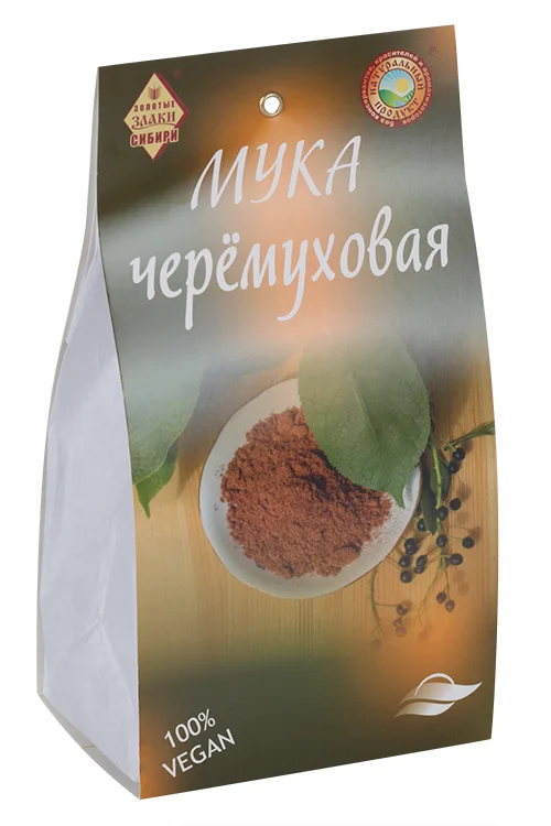 Мука черёмуховая 300 гр крафт пакет