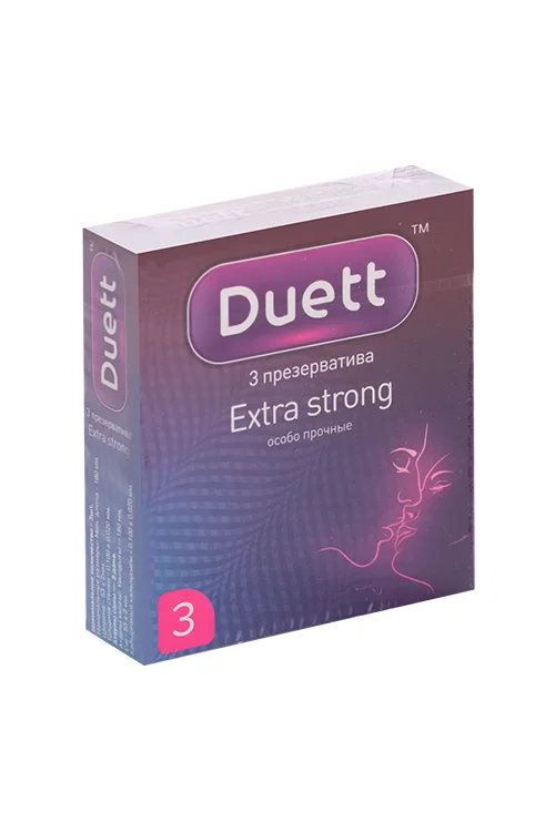 Презервативы Duett Extra Strong 3 шт
