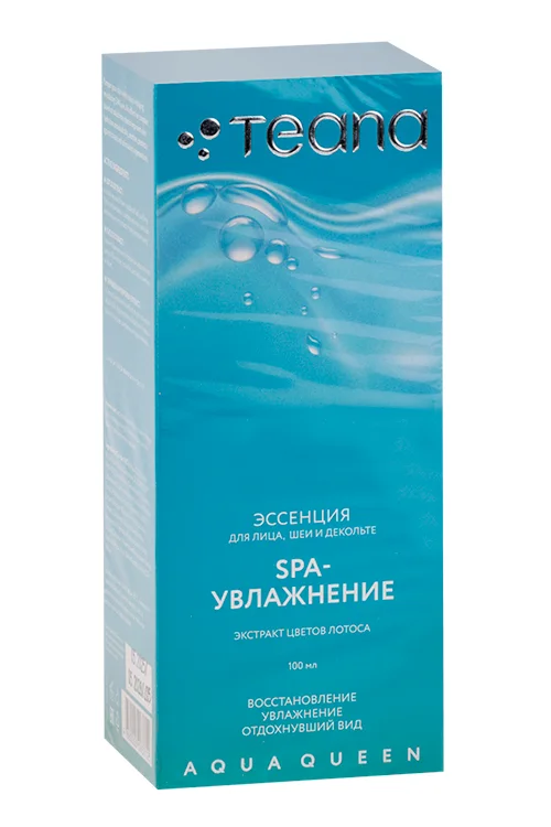Эссенция Teana Aqua Queen SPA-увлажнение для лица шеи и декольте, 100 мл