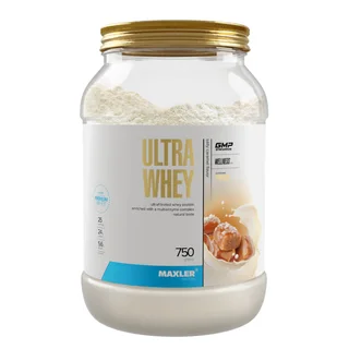 Сывороточный протеин Ультра Вэй (Ultra Whey), вкус Соленая карамель, 750 г, Maxler