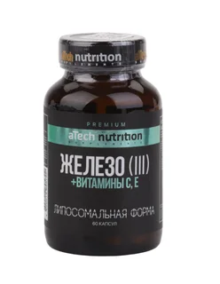 Железо aTech Nutrition Premium Liposomal 600 мг 60 шт капсулы