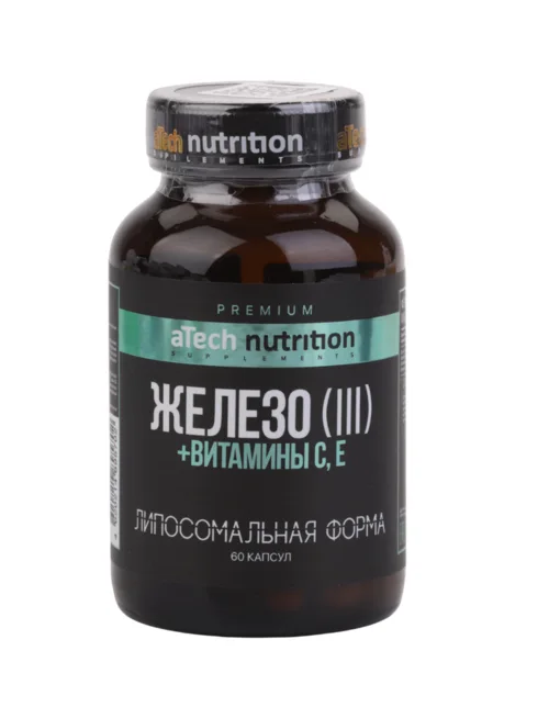 Железо aTech Nutrition Premium Liposomal 600 мг 60 шт капсулы