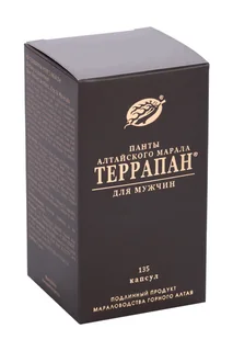 Специализированный пищевой продукт ТерраПан с цинком / пантами алтай марала для мужчин 135 шт капсулы
