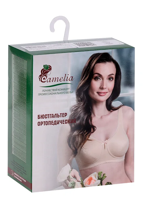 Бюстгальтер Camelia ортопедический для фиксации протеза молочной железы 1187У бежевый 85В