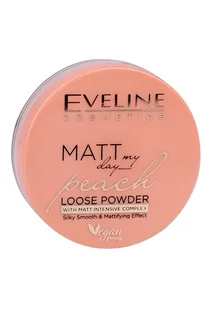 Пудра Eveline Matt my day loose powder транспарентная peach 6 гр