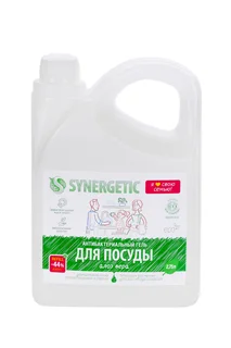 Гель Synergetic для мытья посуды антибактериальный алоэ вера 2,75 л