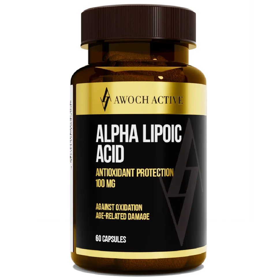 Альфа-Липоевая кислота 100 мг, 60 капсул, Awochactive