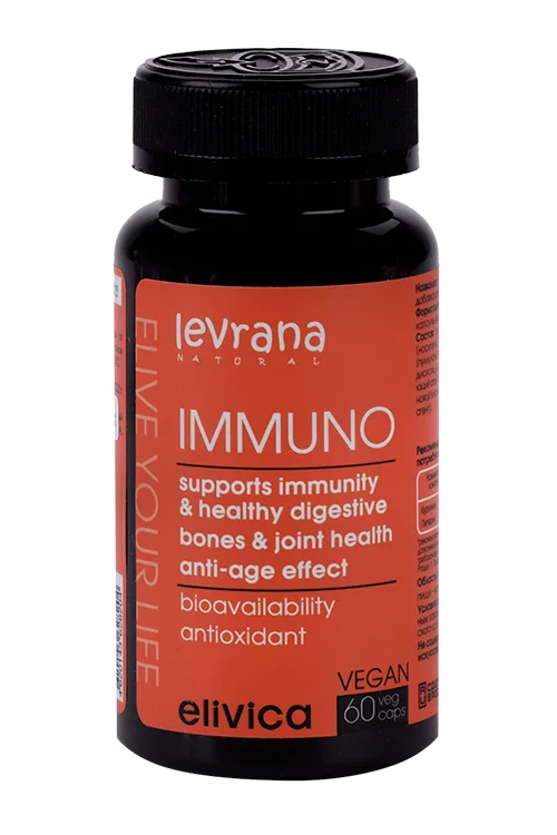 Иммуно Levrana Natural Elivica 60 шт капсулы