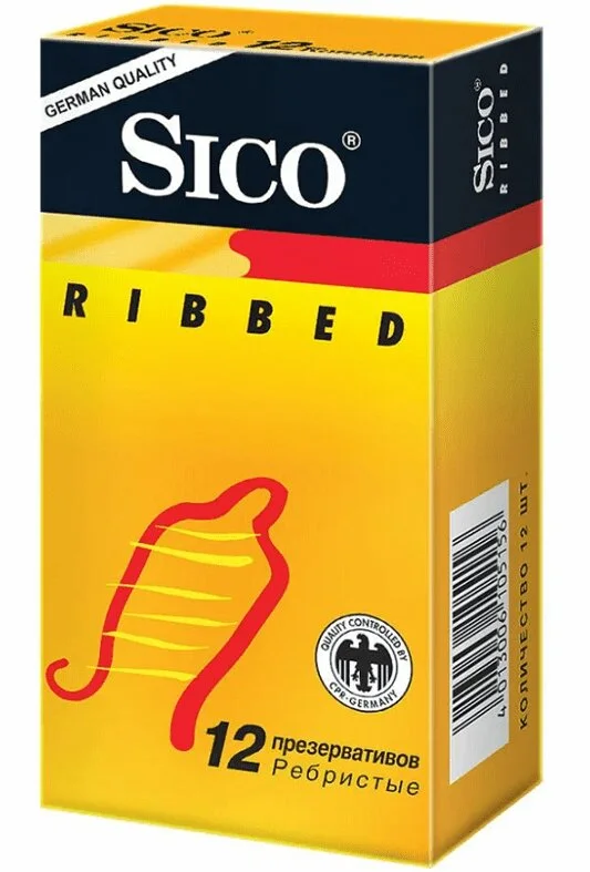 Презерватив "Sico" Ребристые Бл 12 шт