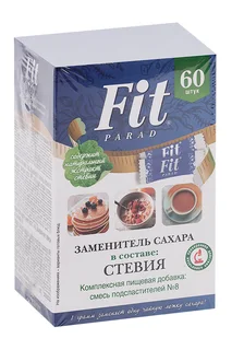Заменитель сахара ФитПарад №8 60 гр саше