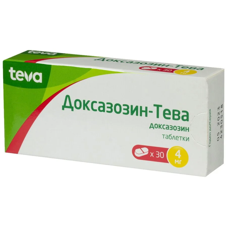 Доксазозин таблетки 4 мг 30 шт