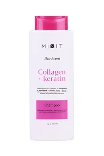 Шампунь Mixit Hair Expert Ламинирующий с коллаг / кератин для волос 400 мл